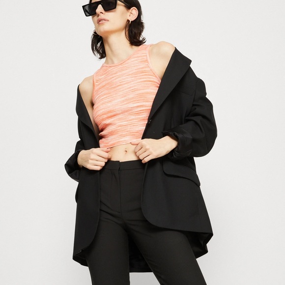 Aerie Rouchy Rib Tank Top in Saturn Peach Small - Picture 2 of 11